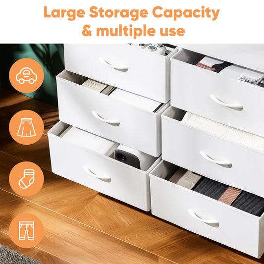 8-Drawer Children's Fabric Dresser & Storage Cabinet