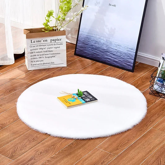 Colorful Round Shaggy Rug