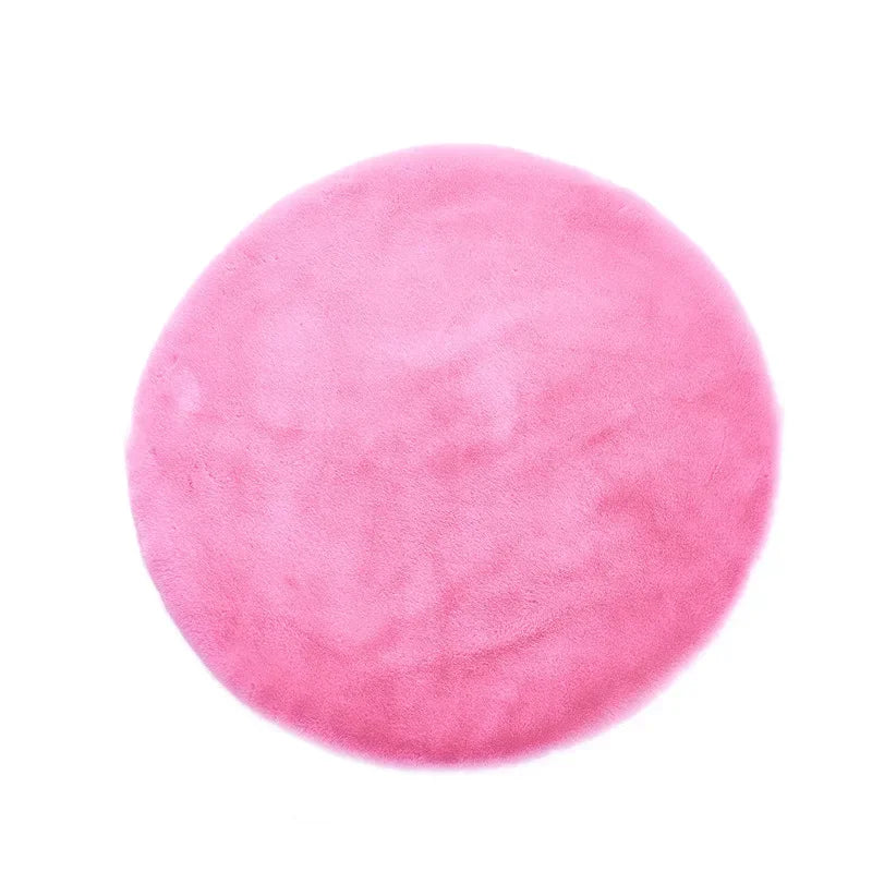 Colorful Round Shaggy Rug