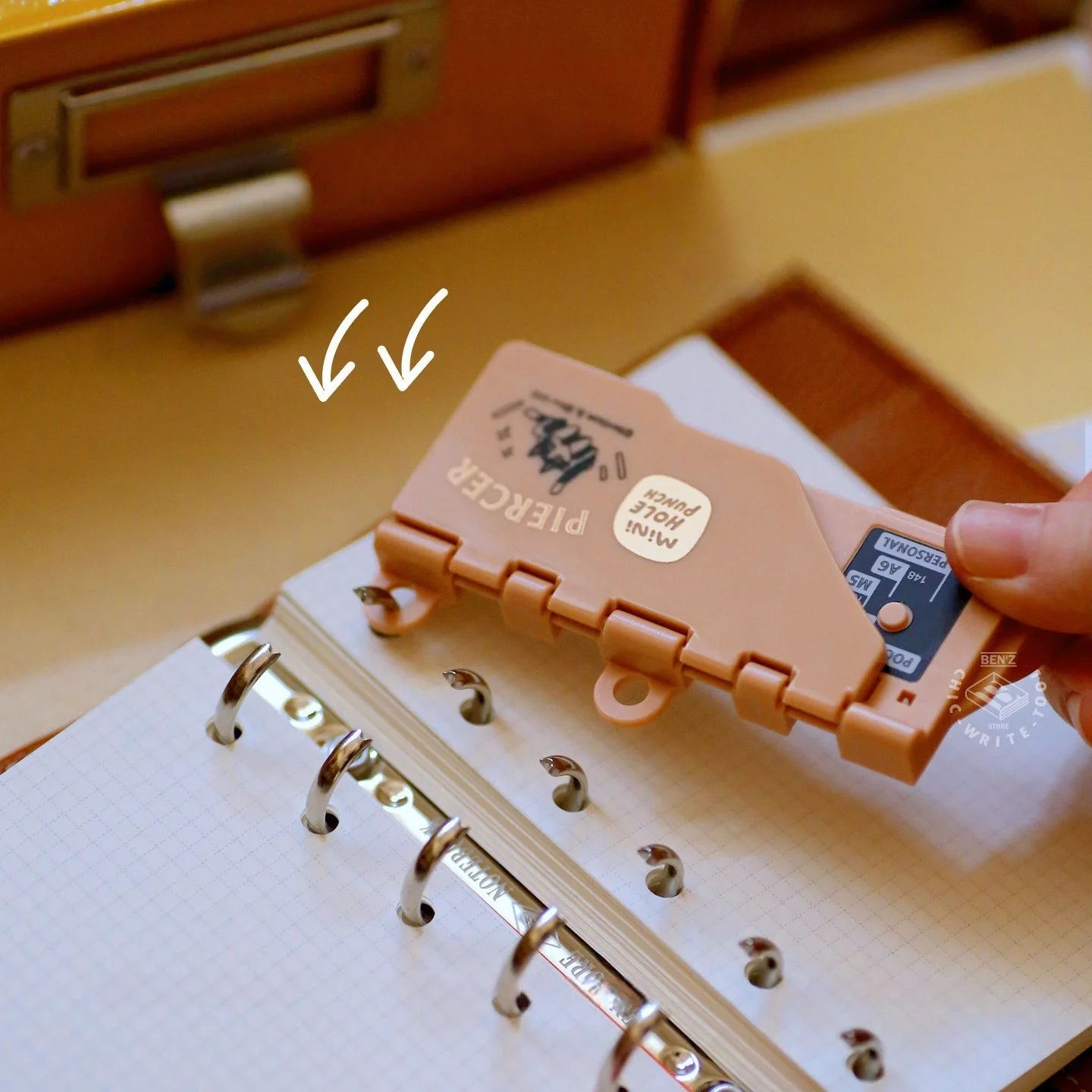 Mini 3-Hole Card Punch