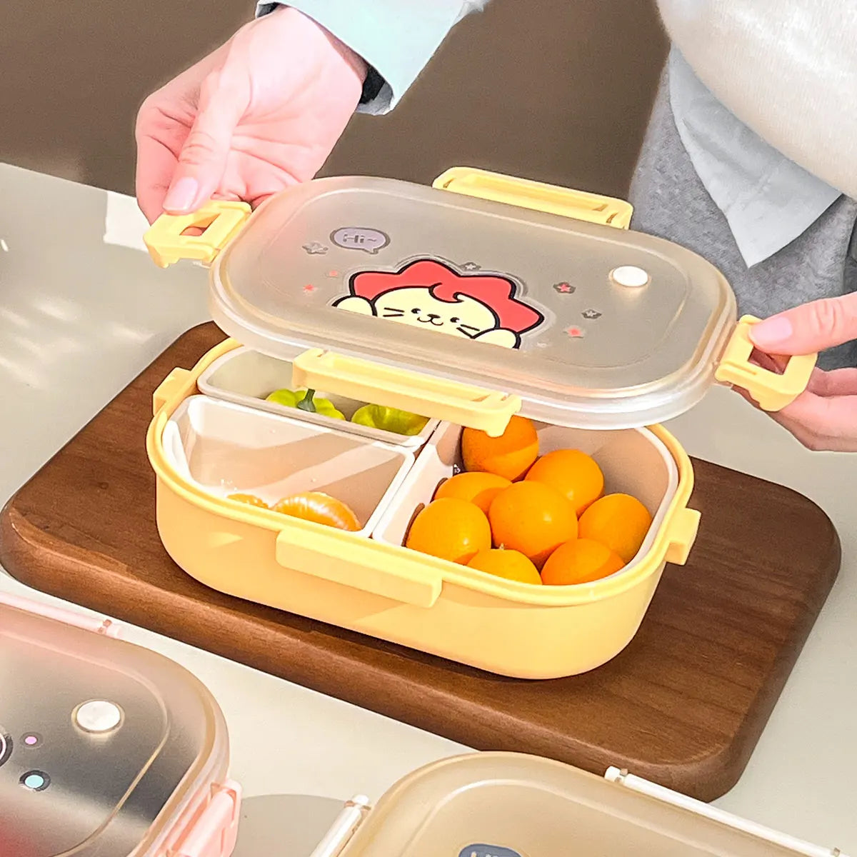 Compartment Lunch Box – Portable Microwave-Safe Food Container