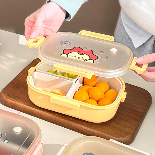 Compartment Lunch Box – Portable Microwave-Safe Food Container
