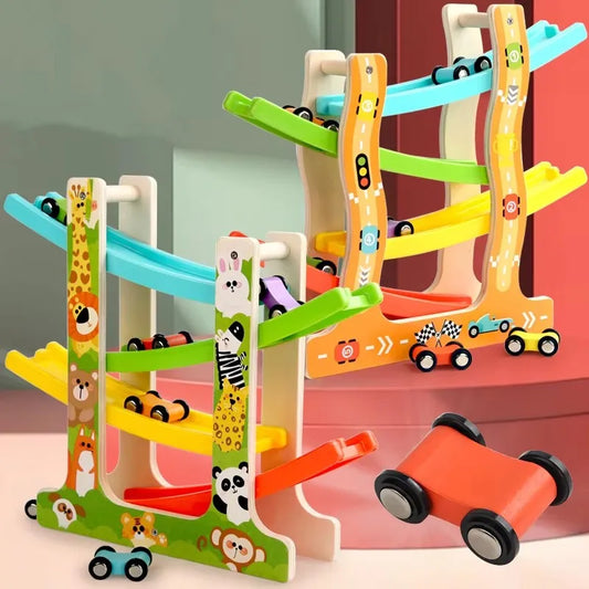 Wooden Car Ramp Racer