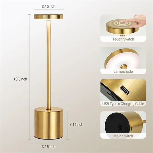 USB Rechargeable LED Table Lamp