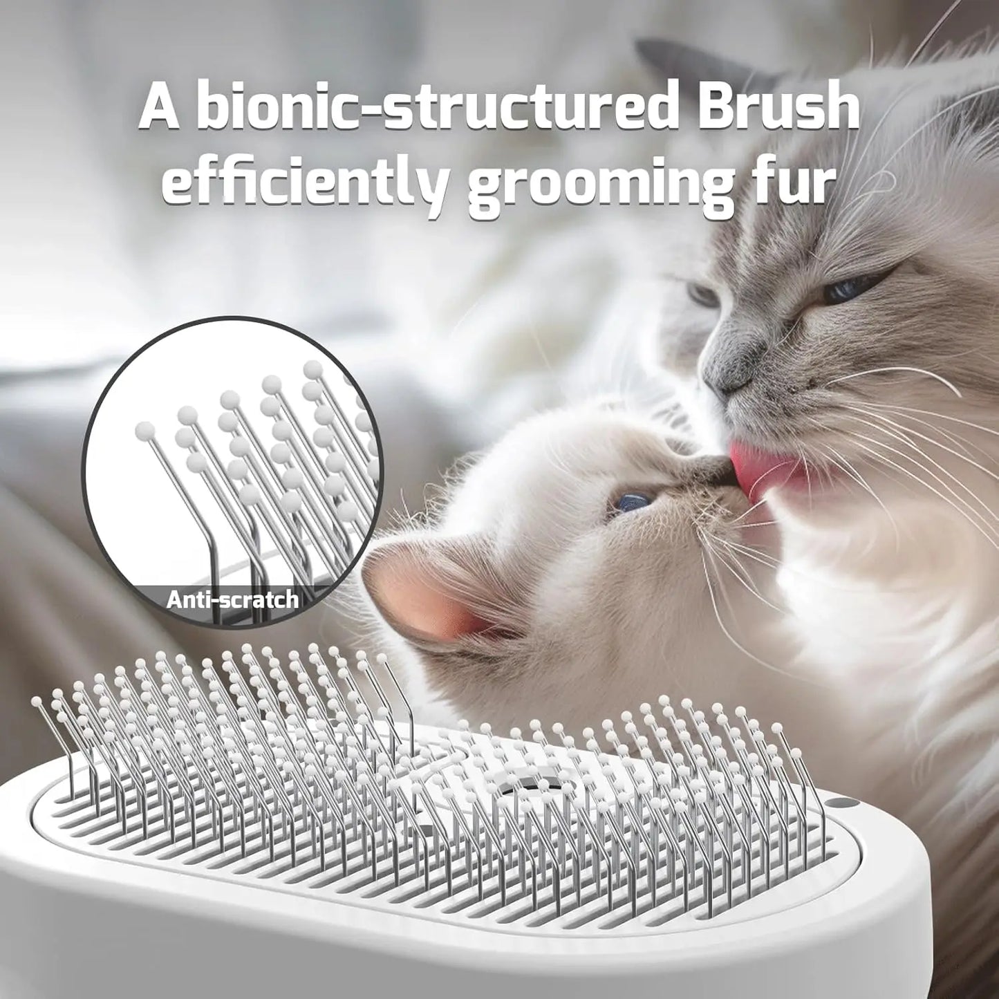 Pet Steam Grooming Brush
