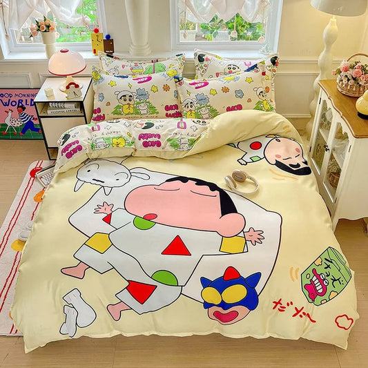 Cartoon Anime Duvet Cover Set