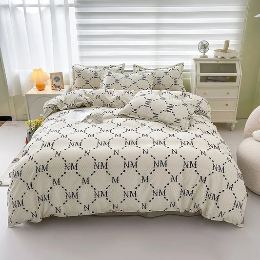 4-Piece Brushed Microfiber Bedding Set