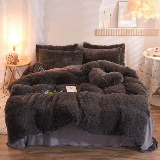Luxury Plush Duvet Cover Set