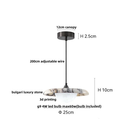 Marble Pendant Light