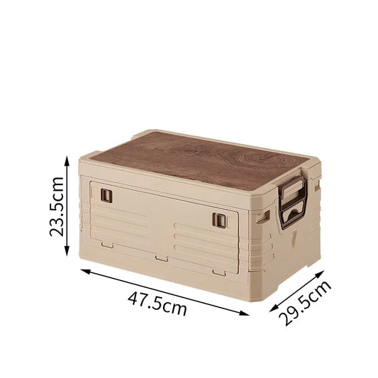 Foldable Outdoor Camping Storage Box with Lid