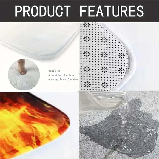 Marble Non-Slip Area Rug