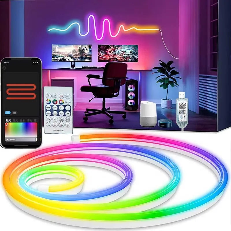 USB RGBIC Neon LED Strip Lights