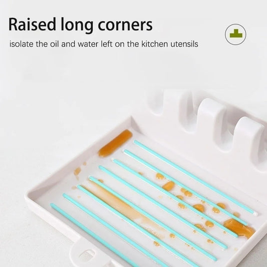 Kitchen Spoon & Spatula Rest Organizer