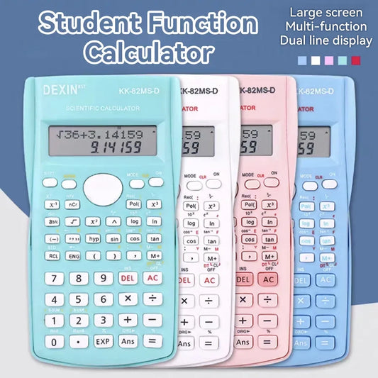 Scientific Calculator 12-Digit Dual Line Display