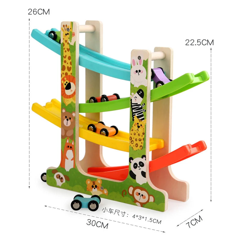 Wooden Car Ramp Racer