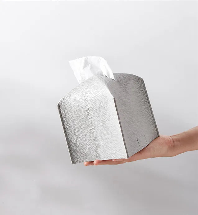Leather Tissue Case Holder