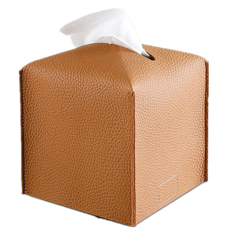Leather Tissue Case Holder