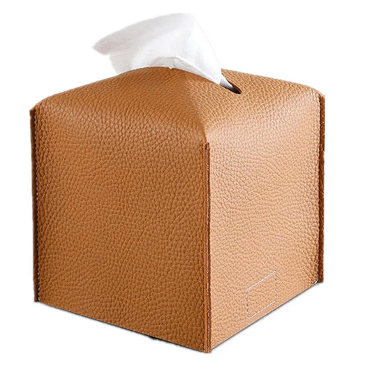 Leather Tissue Case Holder
