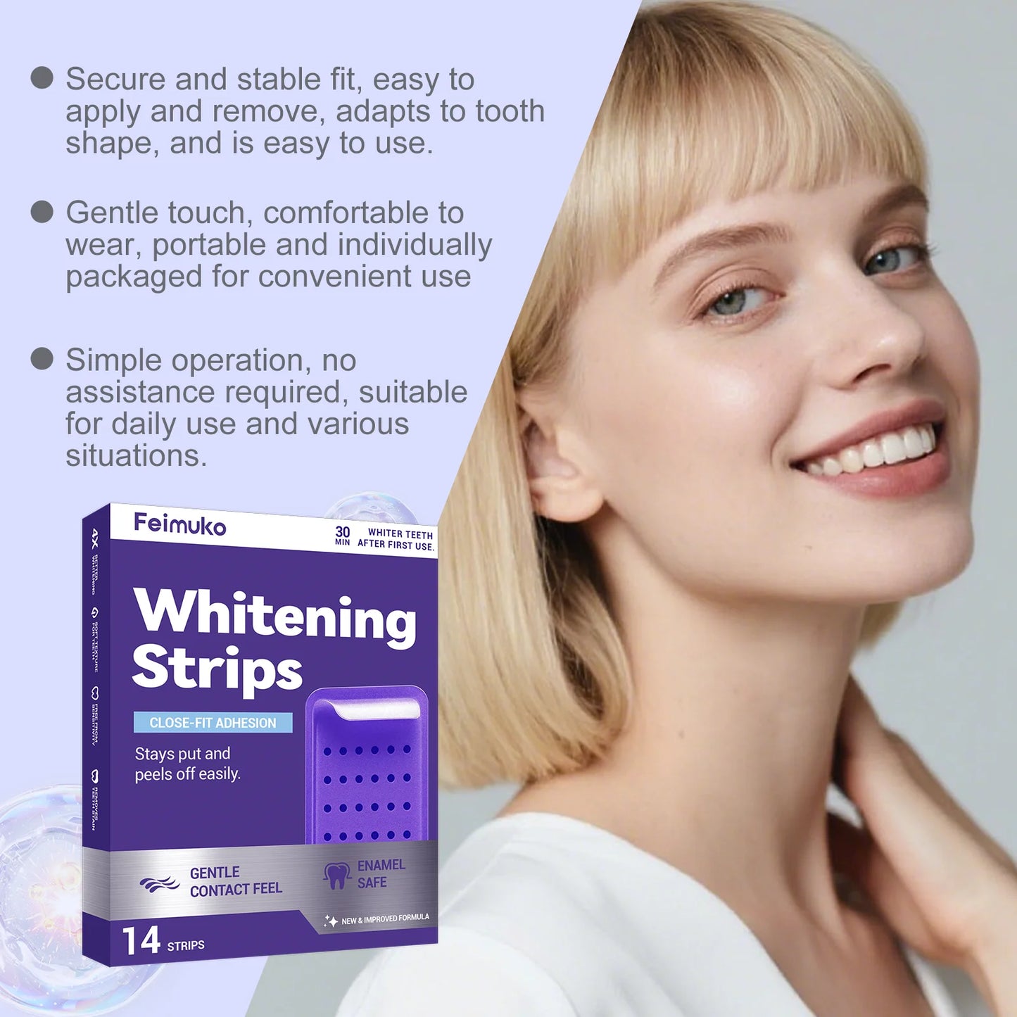 Mint Teeth Whitening Strips
