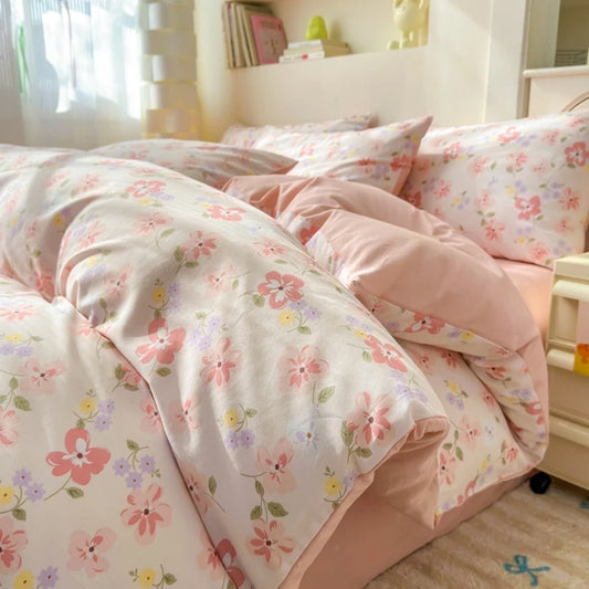 100% Cotton Cartoon Duvet Cover Set