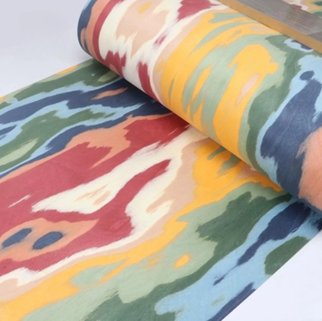 Colorful Wood Veneer Sheet Roll