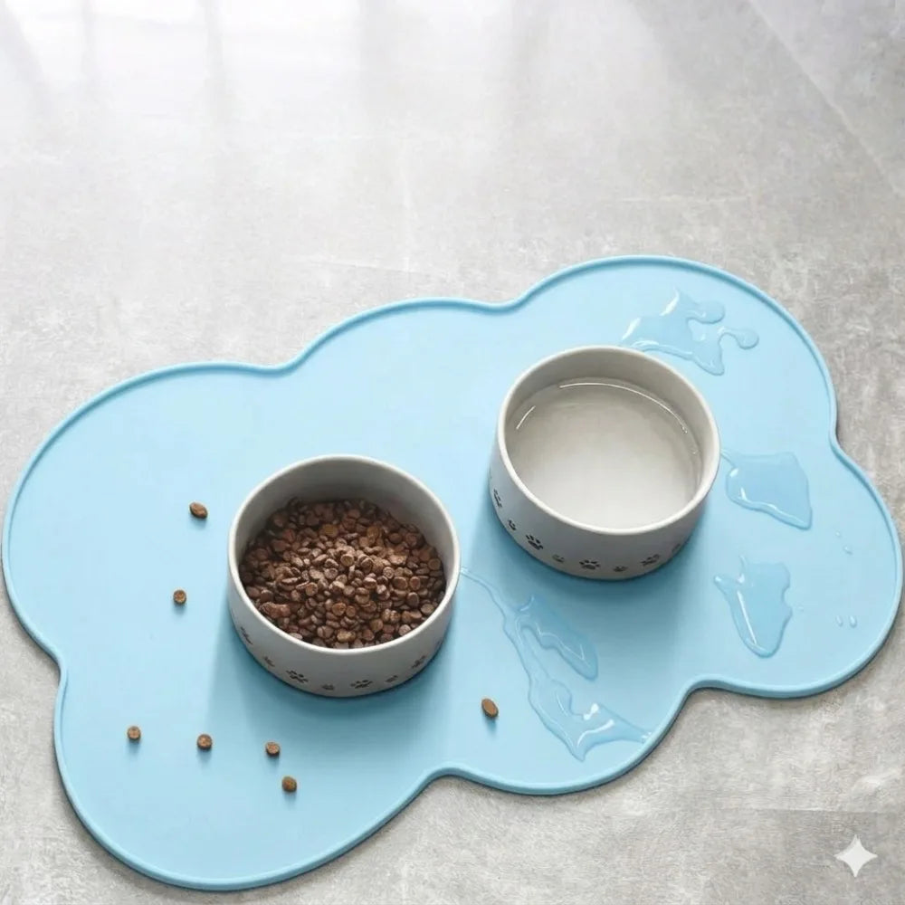 Waterproof Silicone Pet Feeding Mat for Cats & Dogs