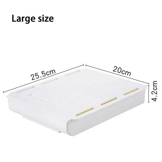 Hidden Under Desk Drawer Organizer