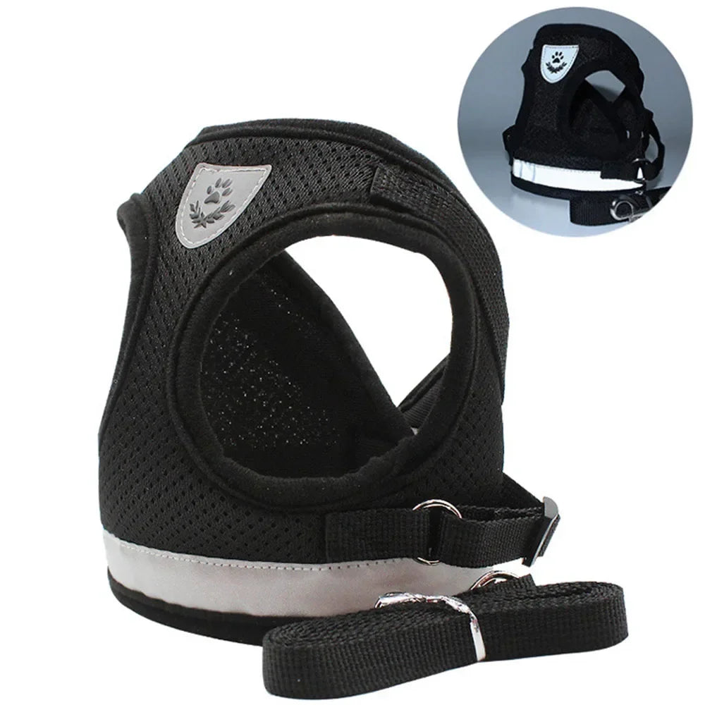 Reflective Cat Harness & Leash Set