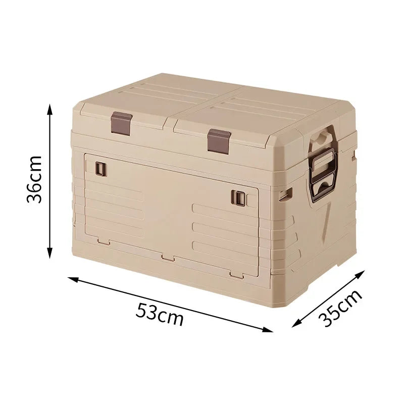 Foldable Outdoor Camping Storage Box with Lid