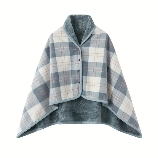 Wearable Flannel Shawl Blanket