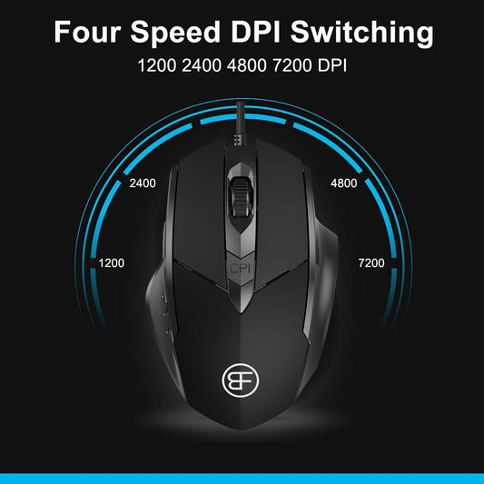 BalanceFit Wired Gaming Mouse