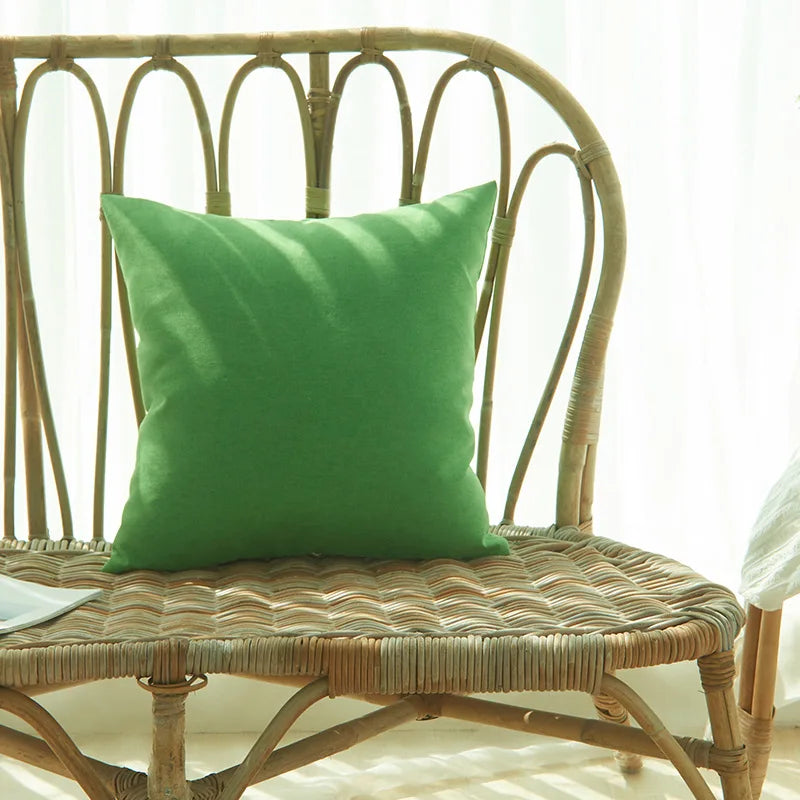 Tropical Palm Leaf Outdoor Cushion Cover