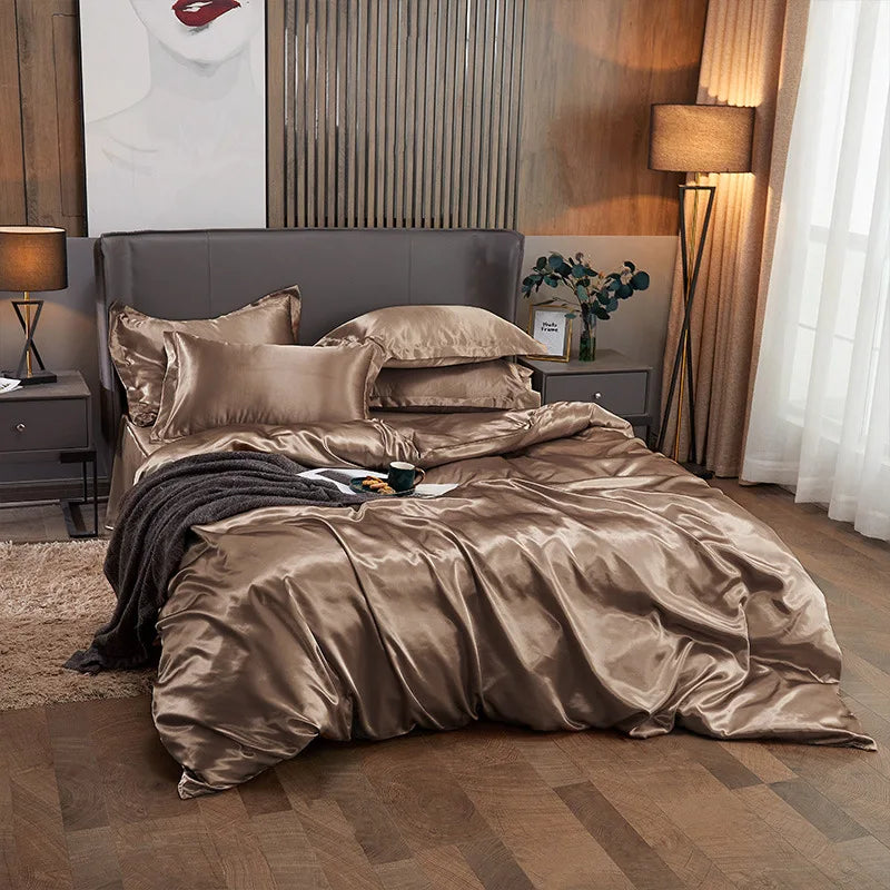 Luxury Jacquard Microfiber Duvet Cover Set
