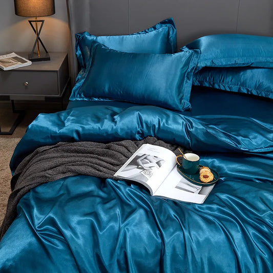 Luxury Jacquard Microfiber Duvet Cover Set