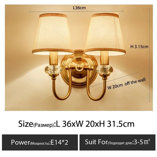 Copper LED Wall Lamp