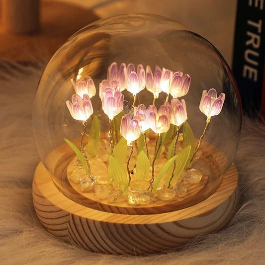 Handmade LED Flower Lamp