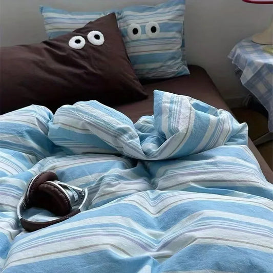 Cute Duvet Cover Set with Bed Sheet & Pillowcases