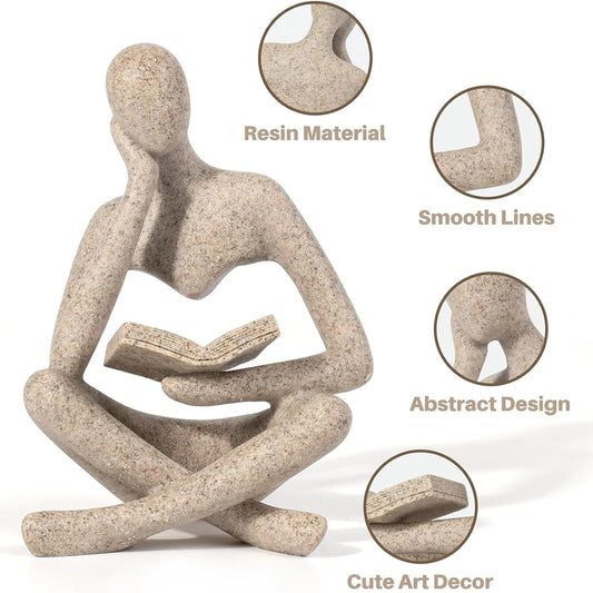 Sculpture for Bookshelf & Home Décor