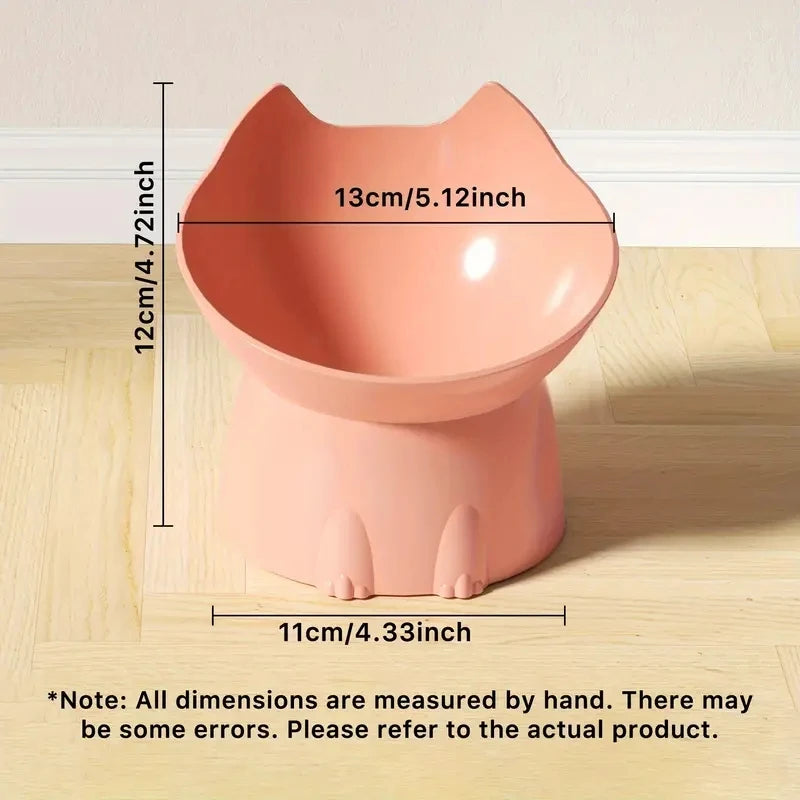 Elevated Tilted Cat Bowl