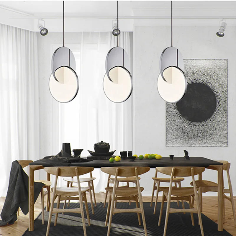 Gold & Silver Hanging Lamp