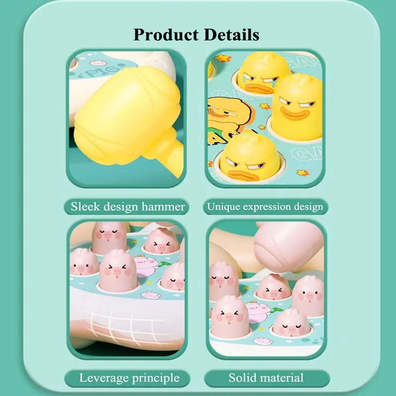Duck Frog Pig Learning Game