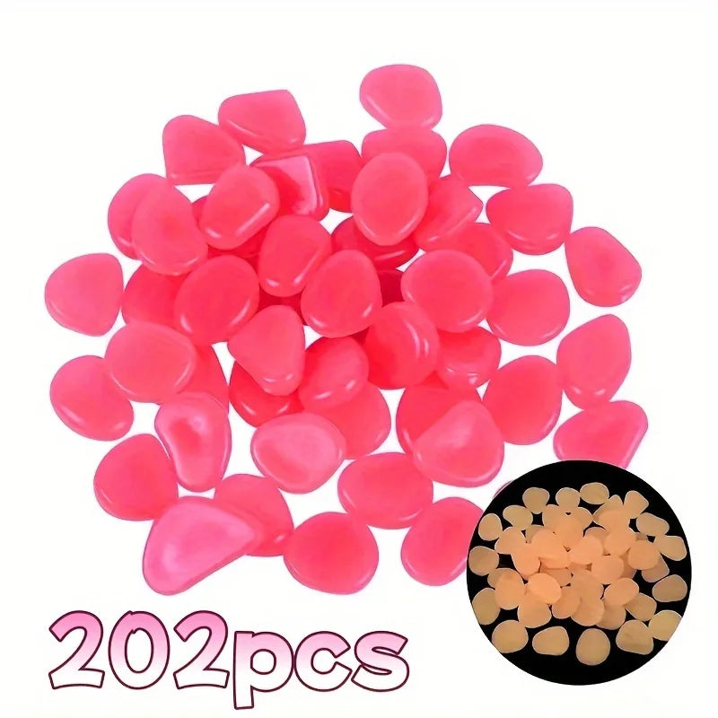 100PCS Glow in the Dark Pebbles