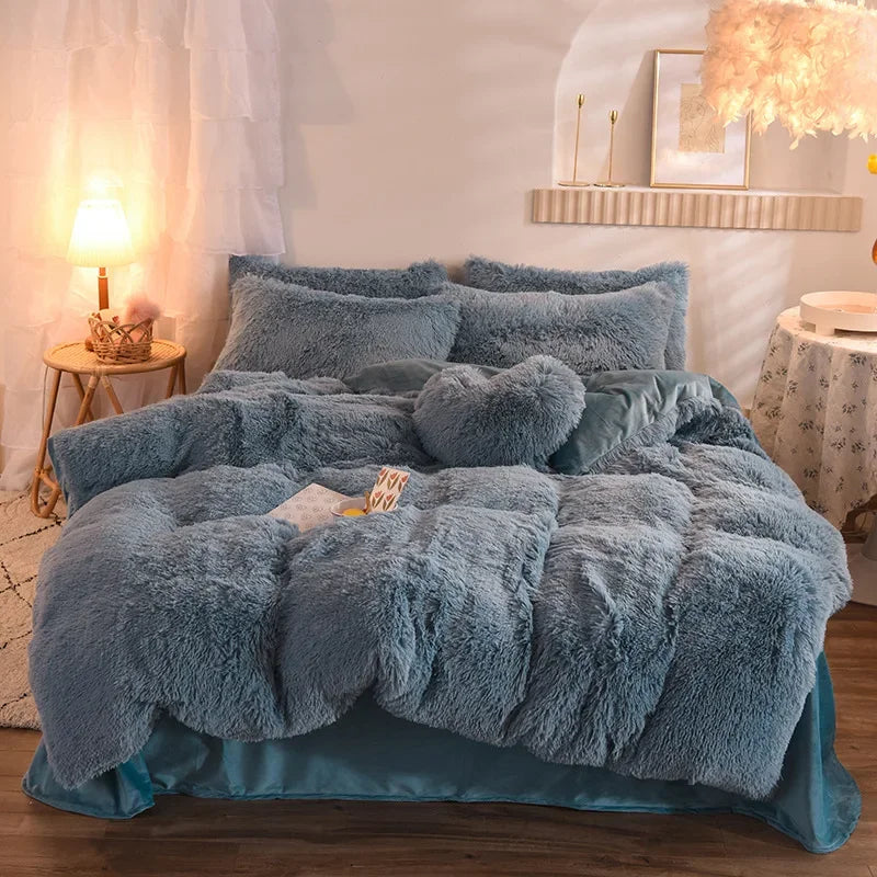 Luxury Plush Duvet Cover Set