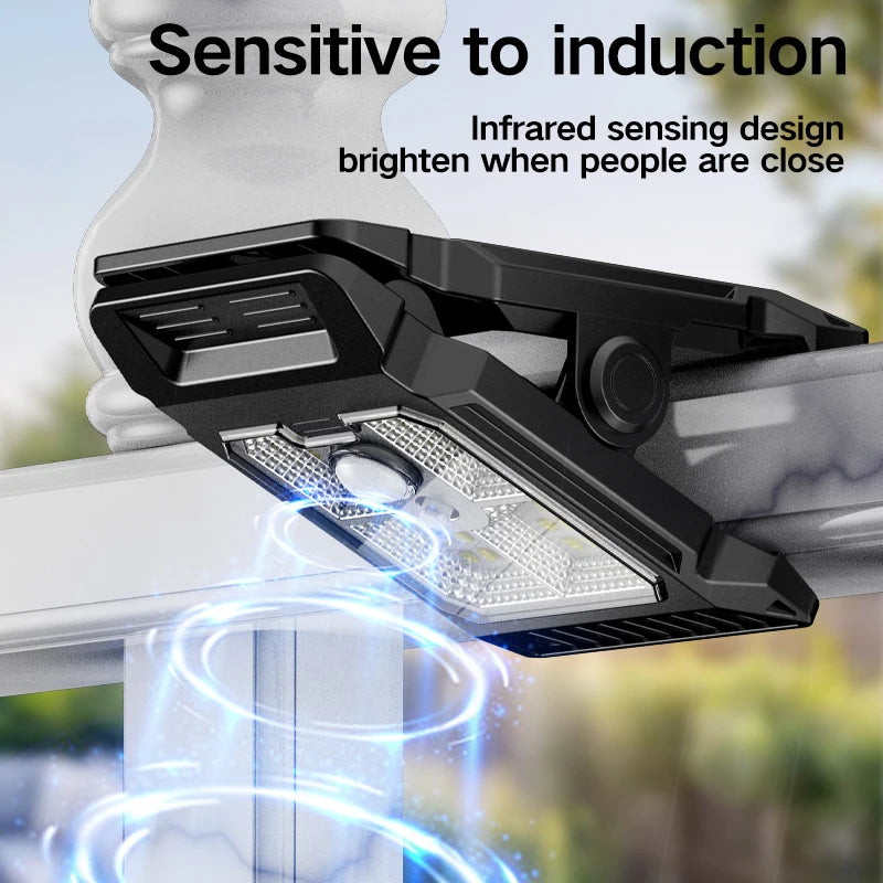 Solar Motion Sensor Clip Light
