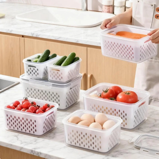 6-Piece Sealed Food Storage Container Set