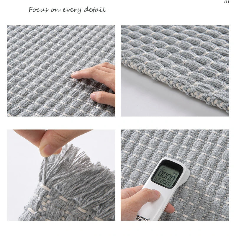 Woven Tassel Runner Rug