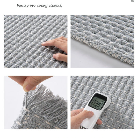 Woven Tassel Runner Rug