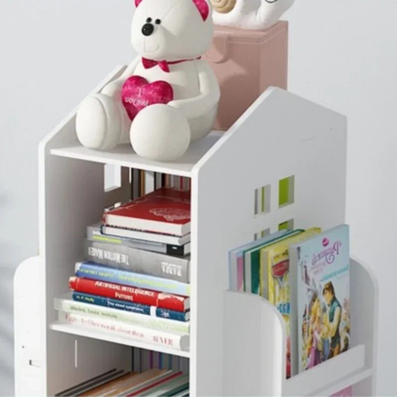 360° Rotating Kids Bookshelf