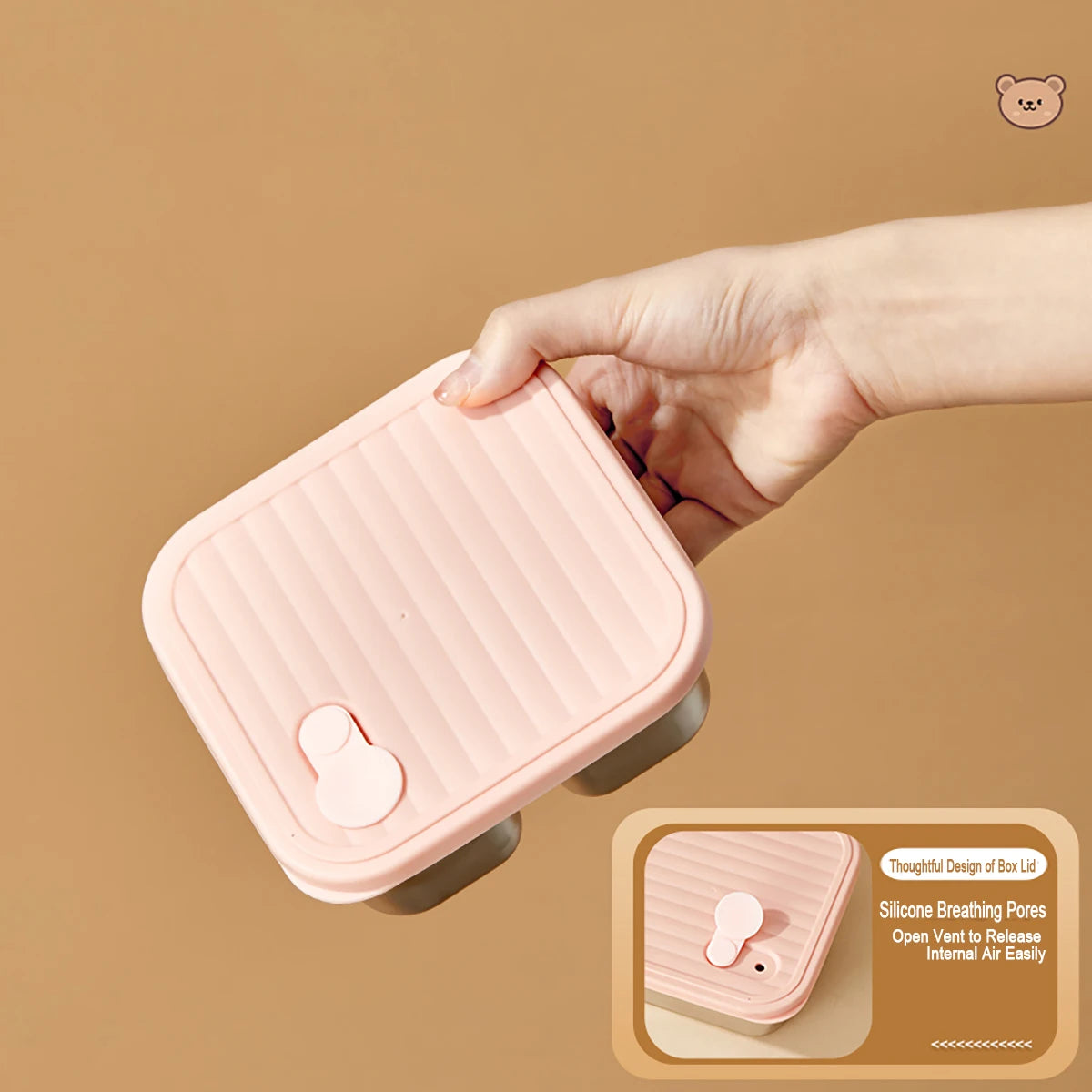 Stackable Leak-Proof Food Container for Meals, Fruits & Salads
