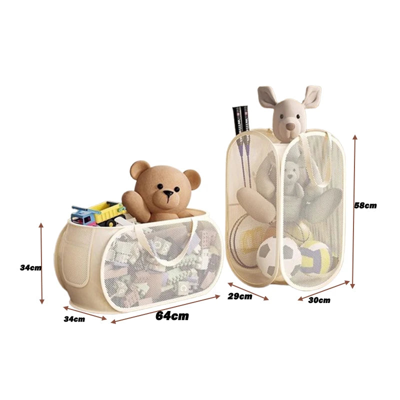 Large Capacity Kids Toy Storage Basket